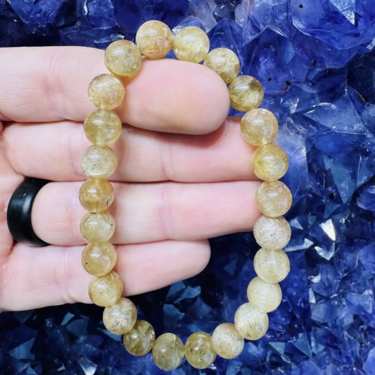 Yellow Apatite Bracelet - 8mm