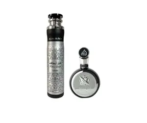 Lattafa Perfumes - Fakhar For Men 100ml EDP &  Air Freshener - Value Bundle - Luxury Gift Set For Men With Home & Car Air Freshener combo set