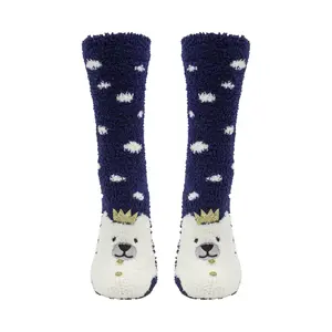 MinxNY Fluffy Lavender & Shea Butter Infused Chenille Socks