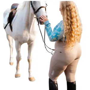 Cafe Au Lait Essential Riding Tights | Women's Equestrian Breeches With Pocket