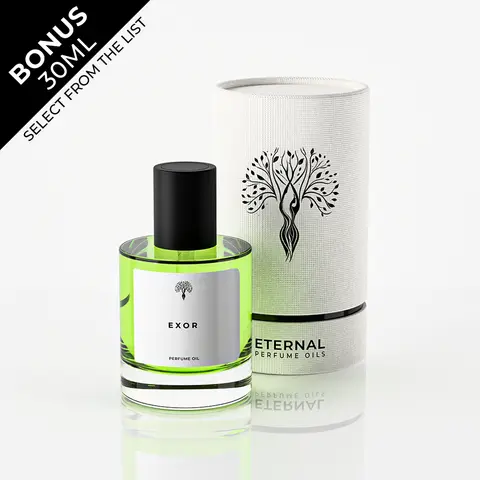 Eternal Perfume Oils, Exor Perfume Oil, Long-Lasting Scent for Men | 50ml with Bonus 30ml Perfume Bottle of your choice.