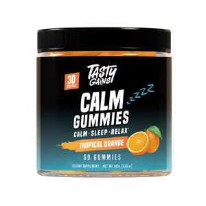 Tasty Gains Calm Gummies (No Melatonin) | Passion Flower & Holy Basil Extract