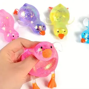 [4pcs Squeezing Maltose Duck Toys] 4pcs Maltose Duck Squeezing Toys,, Toys, Fidget Toys, Halloween Party Gift Toys, Halloween Decorative Ornaments