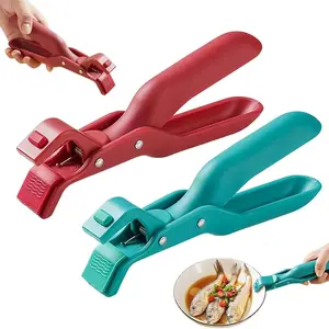 Multi-Function Anti-Scald Silicone Bowl Clip, Non-Slip Hot Dish Plate Holder, Heat Insulation Anti-Scald Clip, Grip Clips for Kitchen Use, Kitchen Utensils Accessories