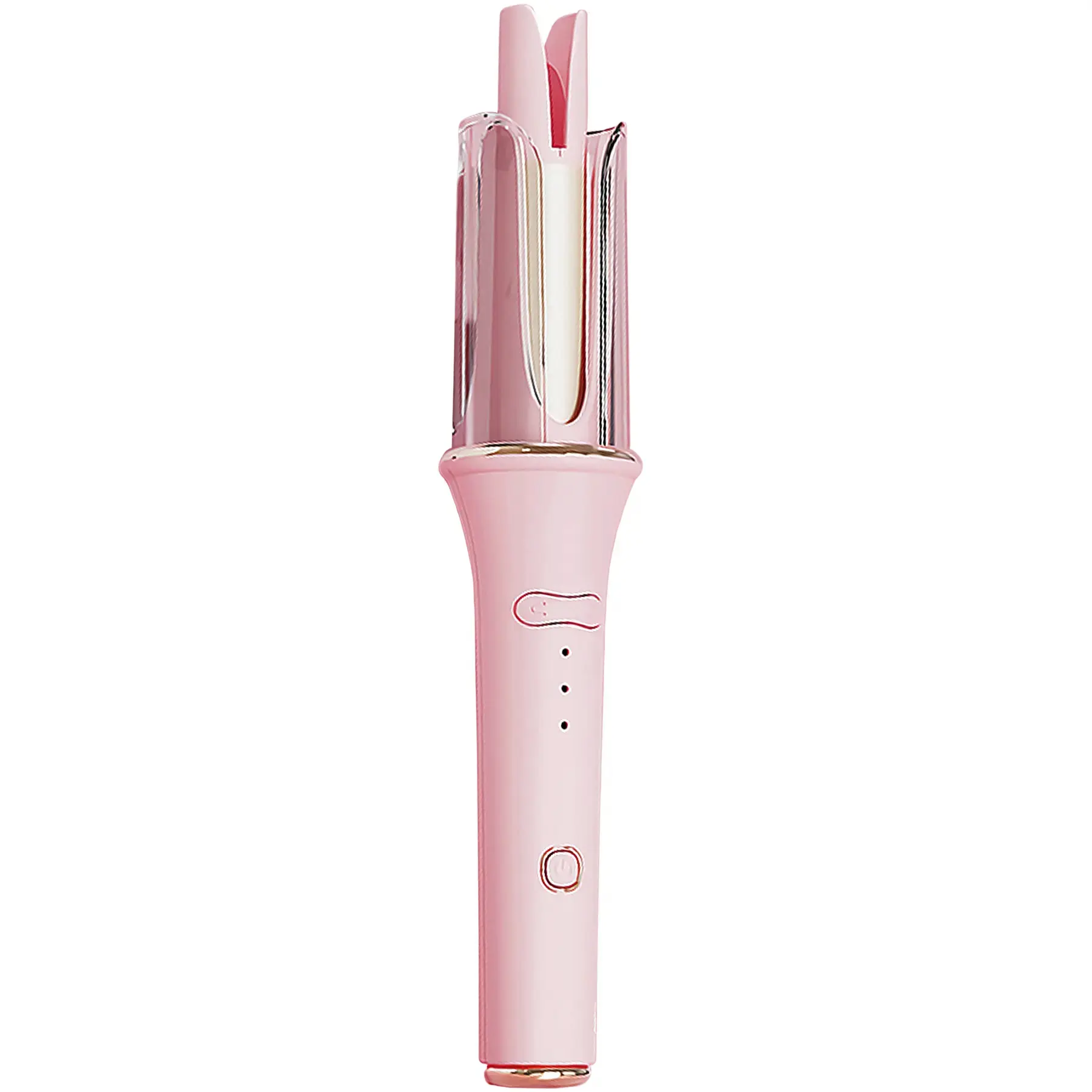 Automatic Hair Curling Iron,Negative Ion Rotating Hair Curler,3 Temperature Settings Smooth