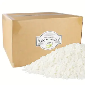 [30 Pounds Microwaveable Soy Wax] Soy Wax 30 Pounds (about 13600g) For 1 Box, It Is Made Of Soy Wax, Can Be Microwave Heating With Or Without Tools, Waxing, DIY Waxing, Etc. Soybean Wax, Simple Operation Steps, Clean And Pollution-free, This Soybean Wax I