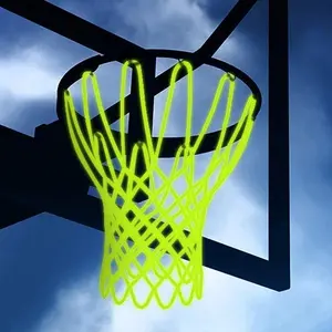 Nightlight Basketball Net Luminous Outdoor Portable    Nylon