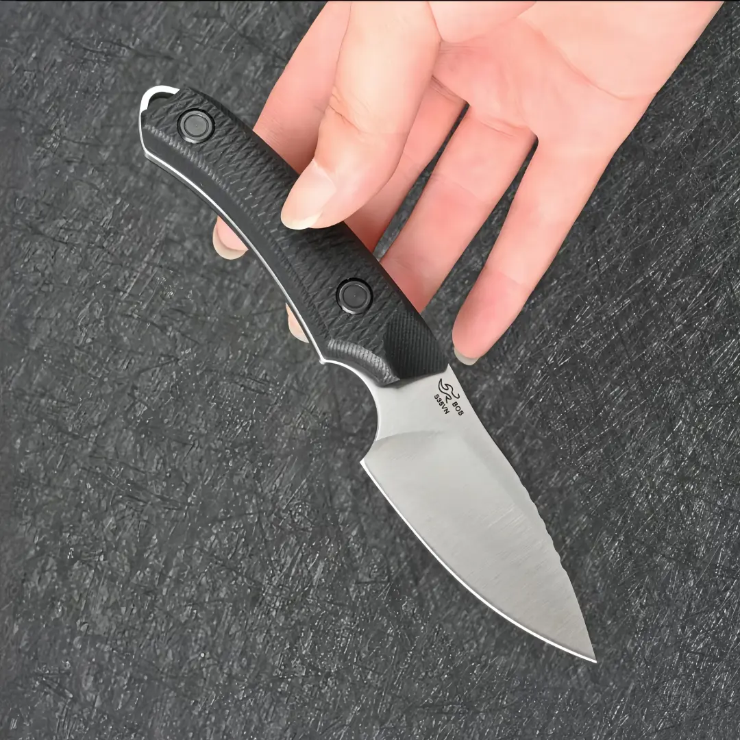 BK662 multifunctional EDC straight knife, fixed-blade knife, lightweight pocket knife, kitchen tool, camping and hiking essential, men’s gift, multi-tool