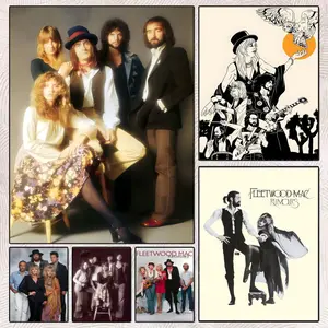 Cool band  F-fleetwood M-macS Poster Gift with prints Home bedroom living room decoration promotion and display suitable for bedroom bar parlor home decor gift fade-Resistant, Non-sticky, vibrant Wall print poster