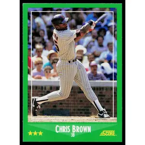Chris Brown 1988 Score #363 San Diego Padres