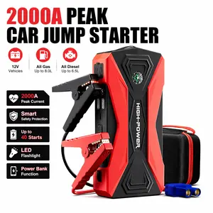NeoAuto 29800mAh Portable Car Jump Starter 12V Battery Booster Power Bank with LED Emergency Light, LCD
