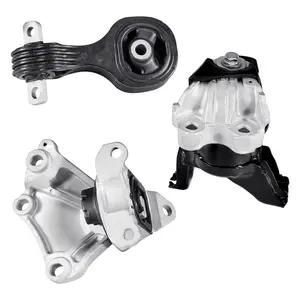 VEVOR Engine Motor Mount and Transmission Mount Kit Replacement, Set of 3, Compatible with 2012–2013 Honda Civic 1.8L Coupe, Replace OE# A65048, A65021, A65087, Secure Support