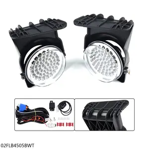 Full LED Fog Lights Lamps Fit For 2003-2006 GMC Sierra 1500 2500 3500 Pair