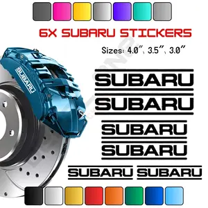 8x Subaru STI Caliper Stickers 8x Subaru STI Caliper Stickers