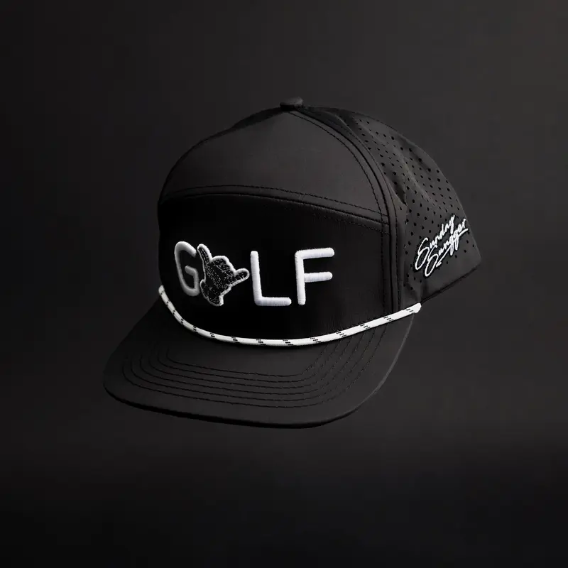 GOLF Snapback Hat - Black