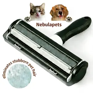 Hair Remover Reusable Lint Roller for Cat & Dog Fur Self-Cleaning with Fur Bin for Couch Furniture Bed Car Carpet Clothes