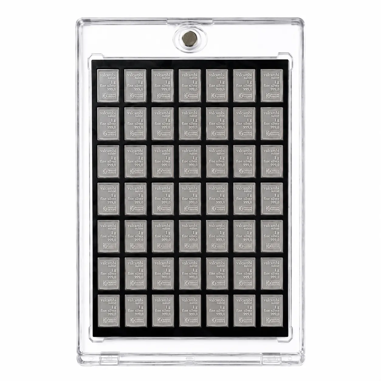 Valcambi-Compatible 1g Silver Bar Display Case Holder by XplrsAttic