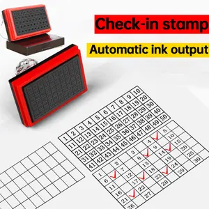 1 Educational Number Stamp for Teachers, Classroom Statistics and Attendance, Check Homework, Marking Homework and Assign Seat Numbers, Tracking Attendance, Classroom Essential
