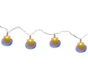 Northlight Pastel Seashell Patio and Garden Lights