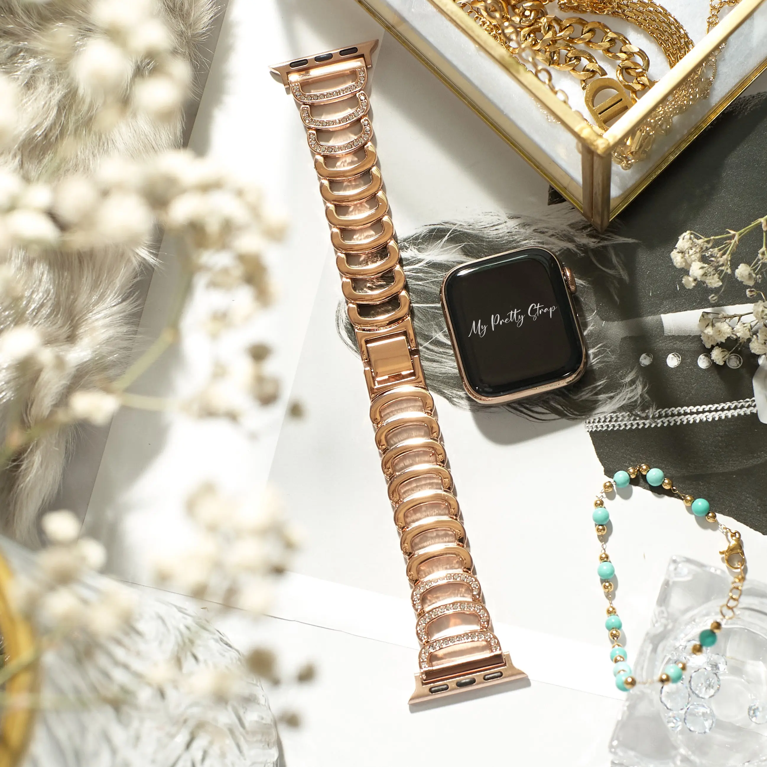 My Pretty Strap Apple Watch Bands My Pretty Strap – Compatible Apple Watch Band – Stainless  main image 4