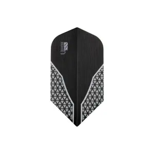 V-100 Flights Slim Gray Dart Flights with Black and Gray Patterns