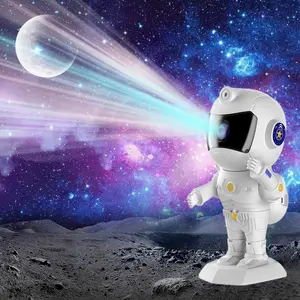 Astronaut Galaxy Projector Night Light, USB Lights for Bedroom, Kids Room Decor Aesthetic, Adjustable Head Angle, Gift for Kids Adults Home Party Ceiling Decor, Birthday Gift Audio outdoorfun