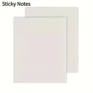 Transparent Sticky Notes 7x9.5cm, 50 Sheets Per Pad, 6 Pads Per Pack, Ideal for Office and Home Use, Convenient Note-Taking