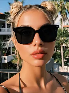 Unisex Square Rivet Sunglasses, UV Protection, Sporty Style, Travel, Music Festivals, Driving, Beach, Party, Outdoor Activities