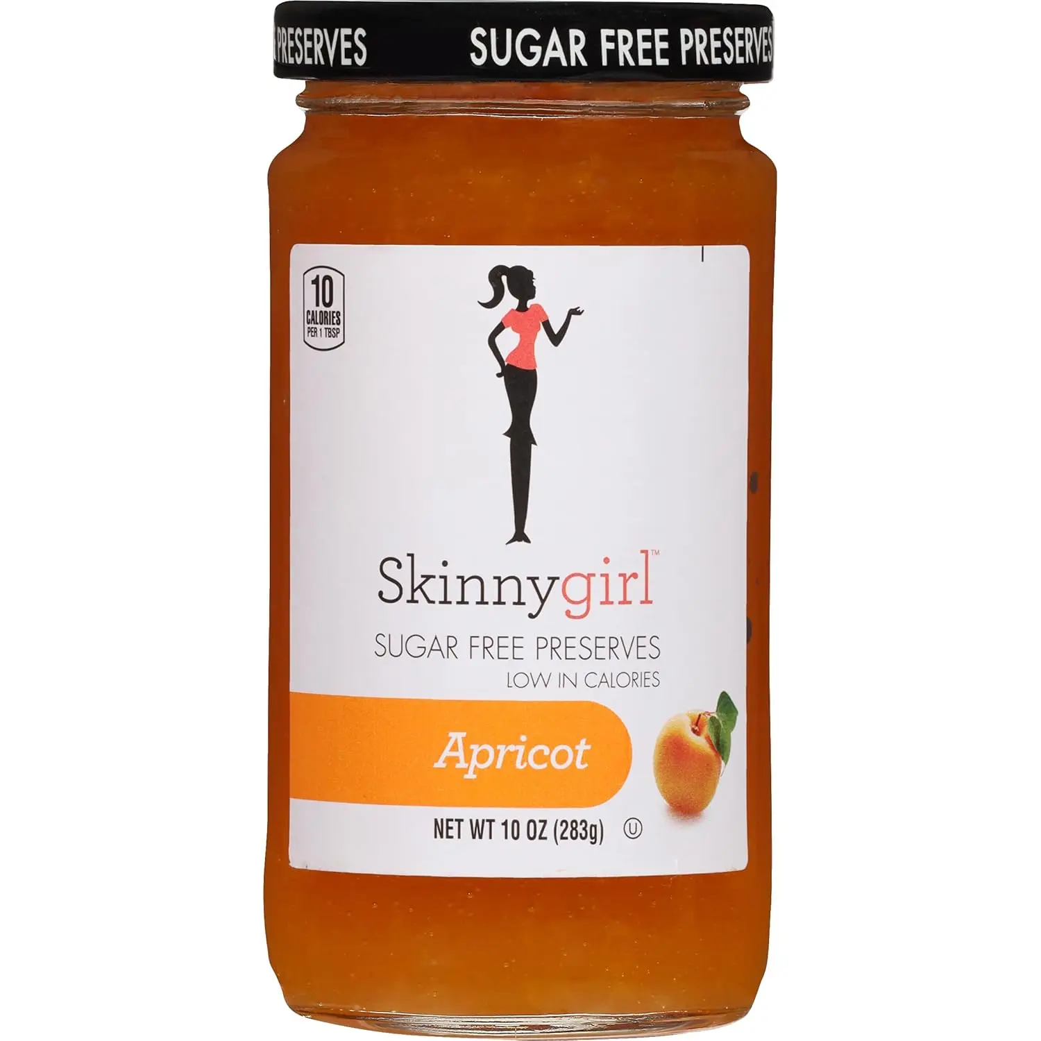 Sugar Free Kosher Preserves, Apricot, 10 Ounce