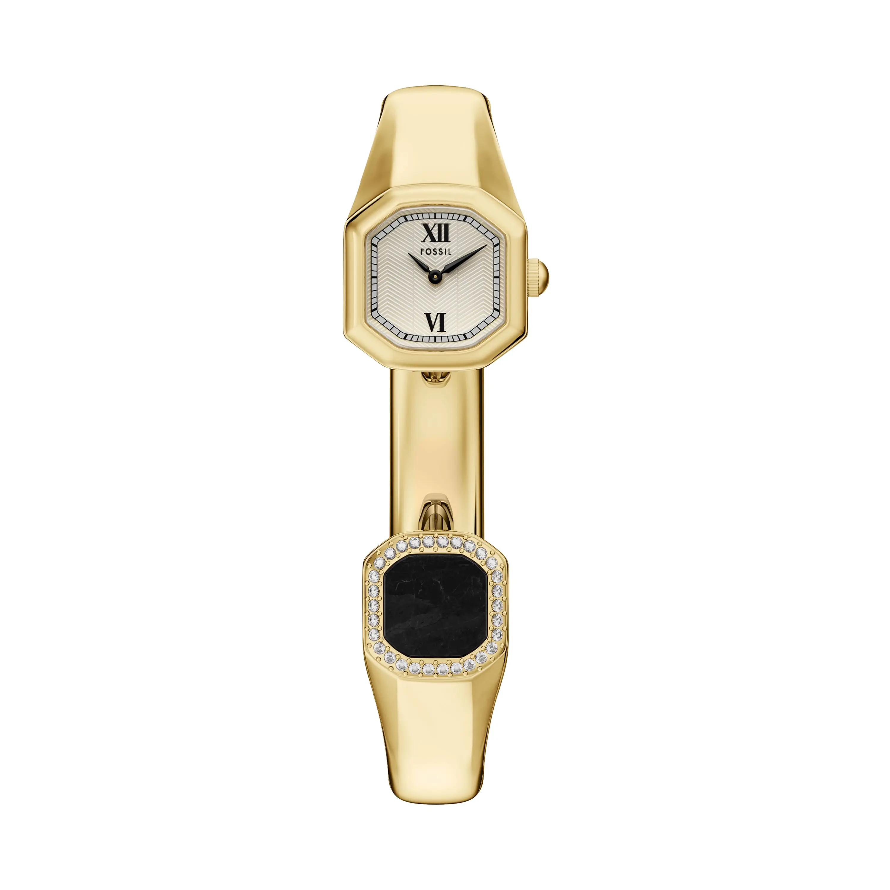 Fossil Women's Harlow 16mm Two-Hand Gold-Tone Stainless Steel Watch