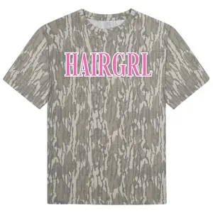 CAREER GRL Mossy Oak Camo Tee, HAIRGRL Camo Tee