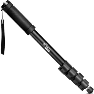 62-Inch Camera Monopod - Heavy Duty Stand for , , &  Mirrorless & DSLR Cameras - Steady graphy, Lightweight & Portable - Easy to Carry with Pouch