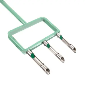 LANDZIE Lawn Aerator Replacement Tines - Set of 3 Hollow Tines for Aerator Lawn Tool - 3 Heavy Duty Stainless Steel Manual Lawn Aerator Add-on Hollow Tines for Compacted Soil - Manual Hand Coring Tool