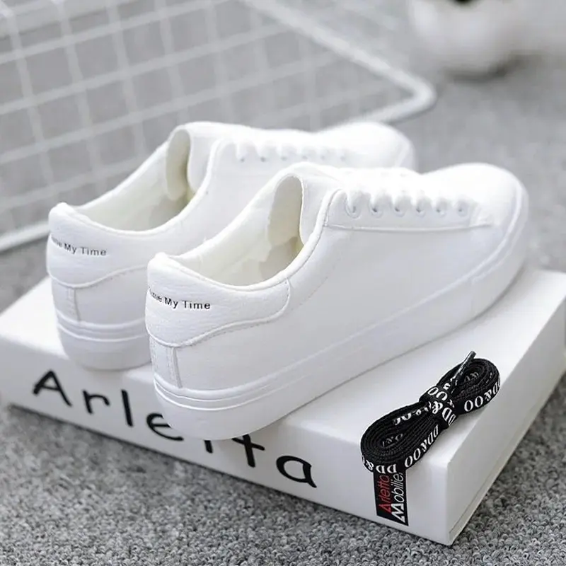 White female Shoes,  Casual Leather Shoes.
