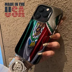 Mexican Heroes Day Flag Case for iPhone 16 15 14 Pro Max 13 12 11 XR XS Plus Shockproof Non Slip Protectiove slim Cover Protector Screen Protector