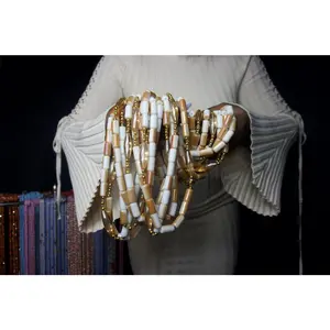 Sunrise Harmony elastic string waist beads