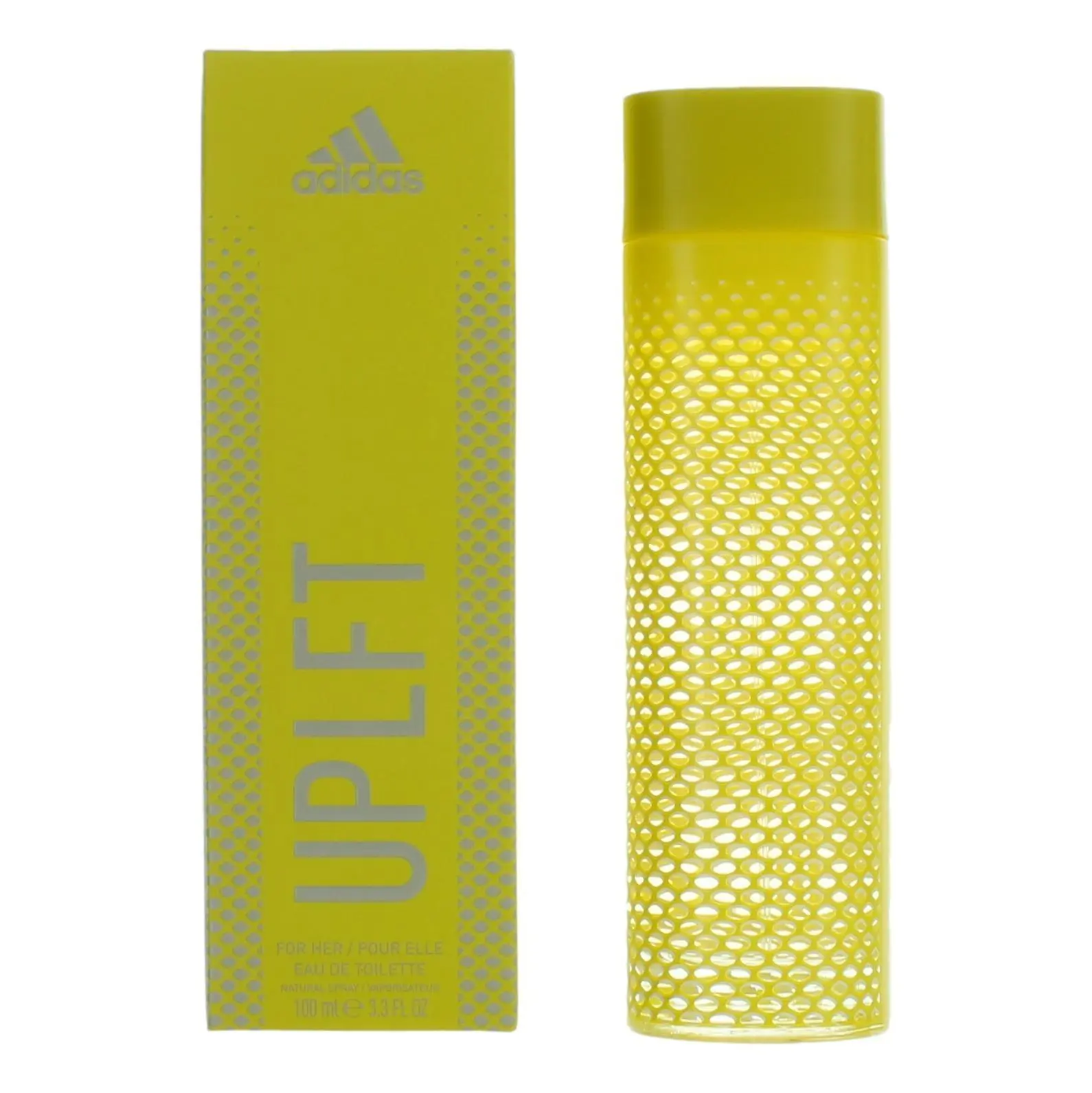 Adidas Sport Uplift Floral Eau de Toilette Spray for Women - 3.3 fl oz (3-3.9 fl oz Range), Daily Wear, Dreamy Floral Musk, Long-Lasting EDP Spray