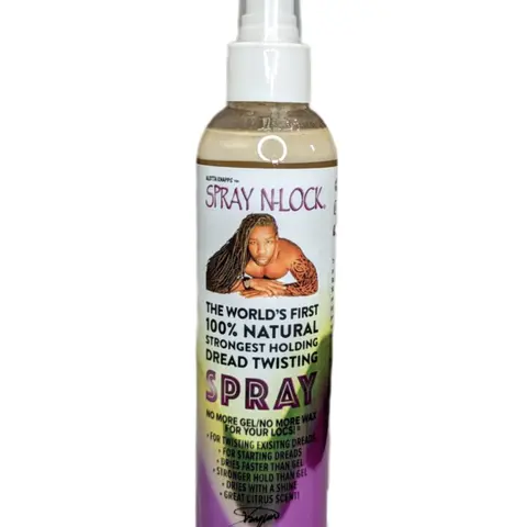 SPRAY N-LOCK Strongest Holding/Natural Loc Twisting Spray no gel no wax loc spray dread twisting products