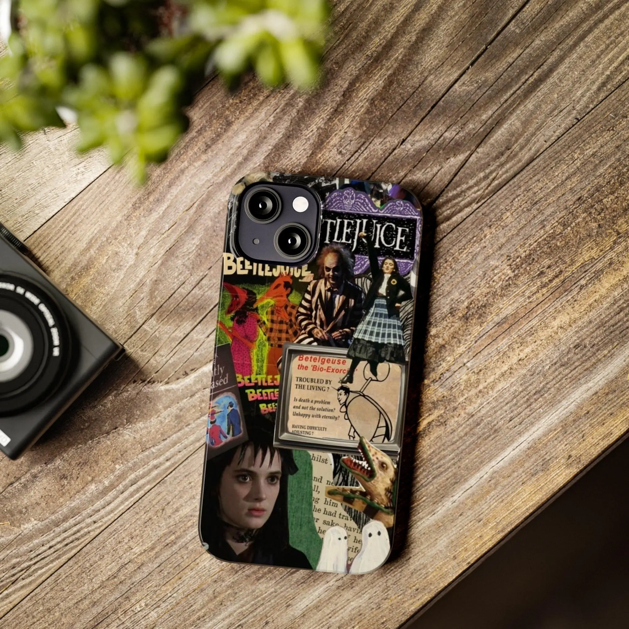 Retro Beetlejuice Phone Cases, Halloween Phone Cases, Halloween Movies Case For iPhone 17, 16, 15, 14, 13, 12, 11, Iphone Case