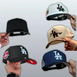 New Era MLB Los Angeles Dodgers Street Fashion Cap – 59FIFTY Fitted Snapback Baseball Hat, 9FORTY Adjustable Fit, Unisex Urban Streetwear Look, Trending TikTok USA 2026