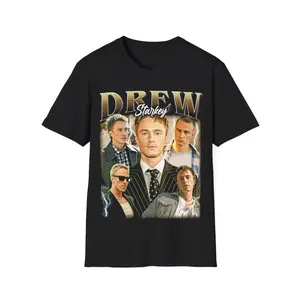 Drew Starkey Unisex Tee, Drew Starkey T-Shirt, Drew Starkey Graphic Shirt, Softstyle Tee, Casual Tee for Fans