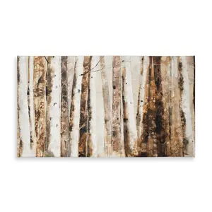 360 Stand Large Rectangle Tablecloth - 58x102 in Forest Print Abstract Art, Indoor-Outdoor Decor for Outdoor Furniture Tables, Outdoorfurniture Picnic Table Cover, Indoor-Outdoor Tablecloths