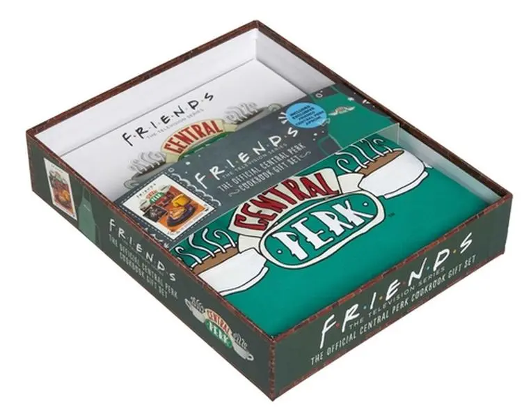USED-Friends: The Official Central Perk Cookbook Gift Set [With Apron] by Mickelson, Kara (Hardcover)