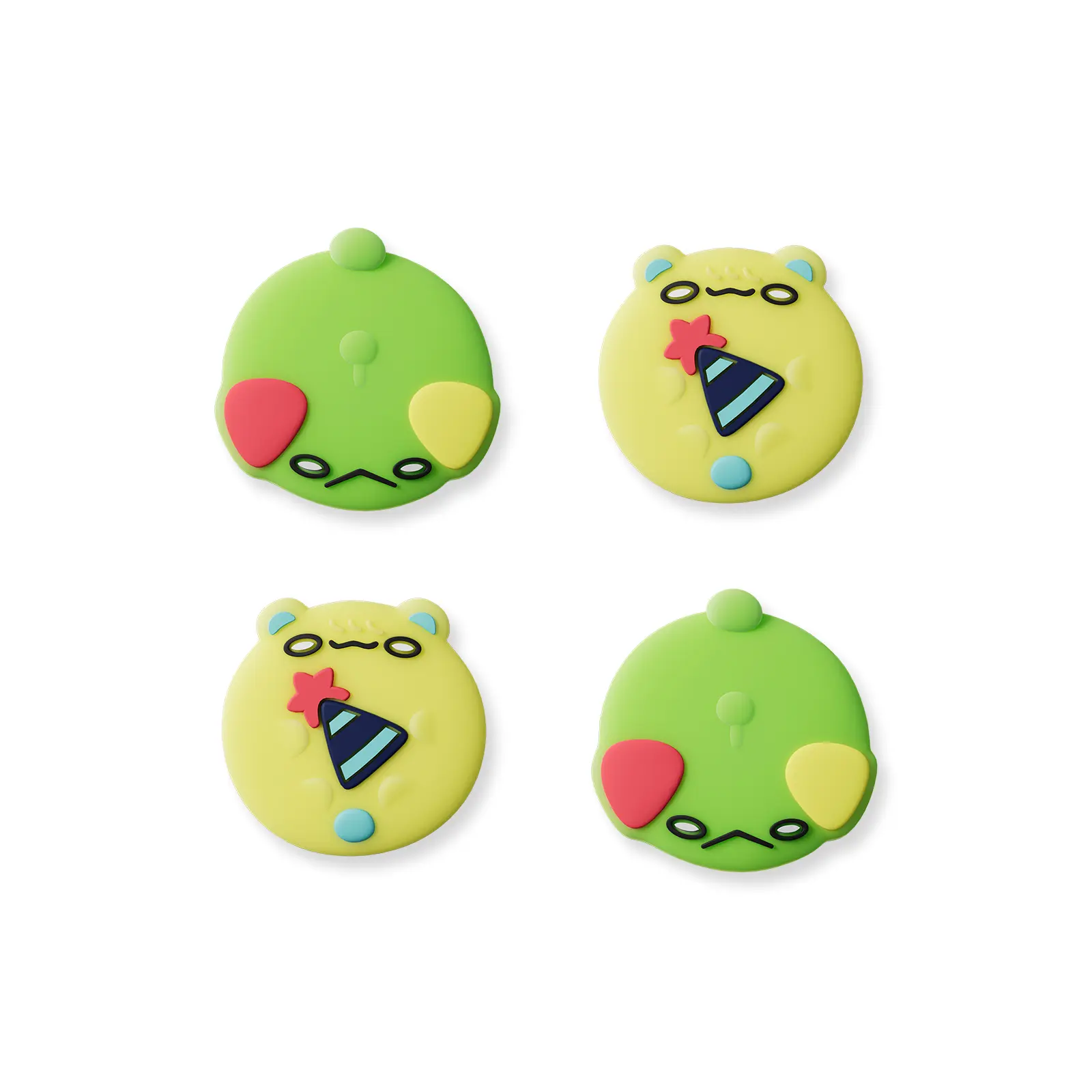 GeekShare NS1 Anti-Slip Thumb Grip Caps for Switch Controllers – 2 Pairs (4 Pcs), Enhanced Grip & Control