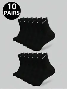 Teenage Socks, Breathable Comfort Medium Tube Calf Socks, Sweat Absorbing, Multifunctional, Casual Style, Unisex, All Seasons