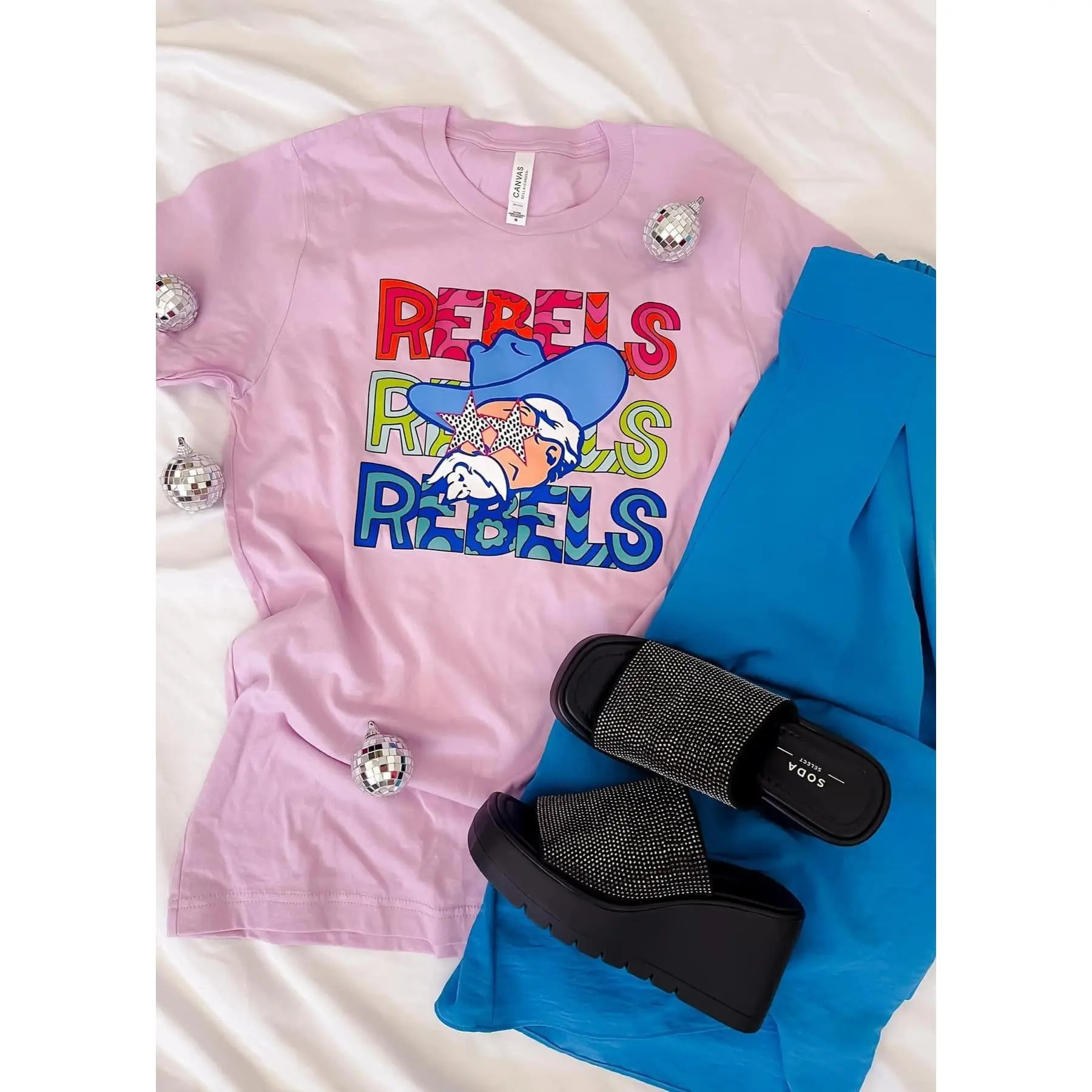 Rebels Preppy Mascot Graphic Tee (S-2XL)