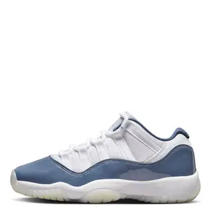 Youth Jordan 11 Retro Low White/Midnight Navy (FV5121 104) (GS)