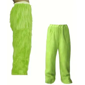 Halloween Costume for Men Green Monster pants Furry Adult Suit Christmas Outfit