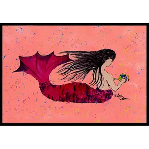 Carolines Treasures  36 x 24 in. Mermaid Indoor Or Outdoor Doormat