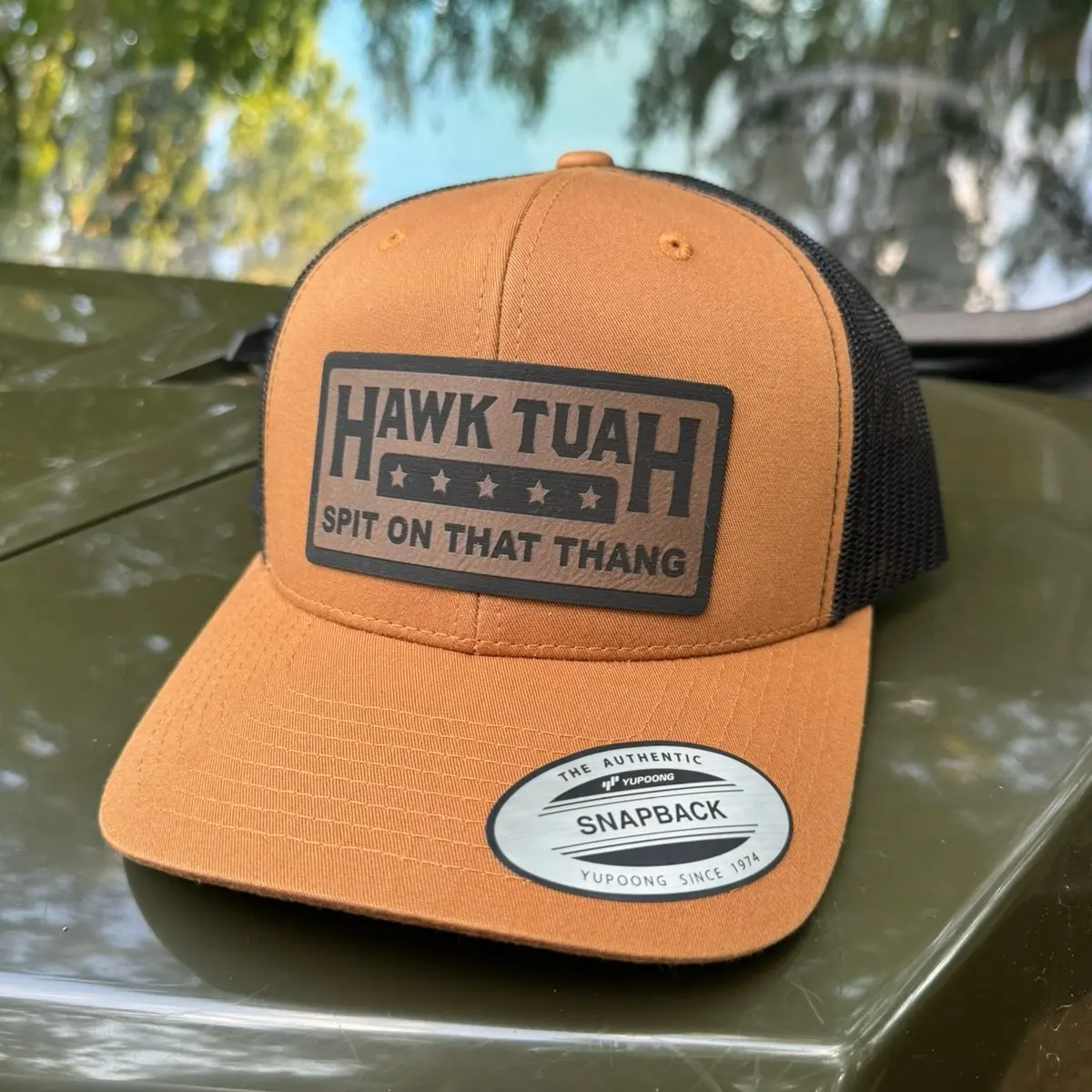 Hawk Tuah Spit on that Thing 2024 Funny Trendy Yupoong Trucker Hat trucker hat